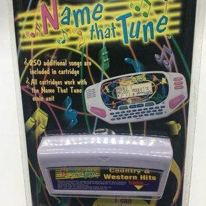 Name That Tune Hand-Held Game 1997 Tiger Electronics: W/Country Western Cartridg
